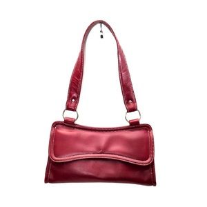 Latico Red Leather Shoulder Bag